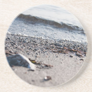 Beach close up coaster