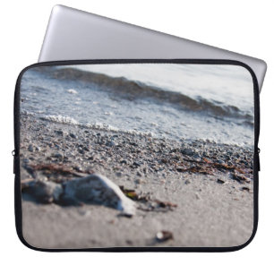 Beach close up laptop sleeve