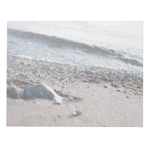 Beach close up notepad