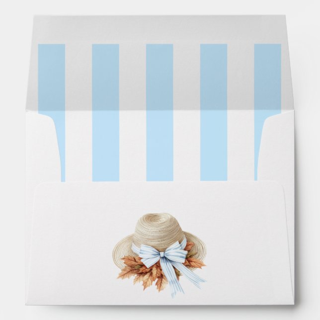 Beach Club Autumn - Fall Coastal Chic Envelope (Back (Bottom))