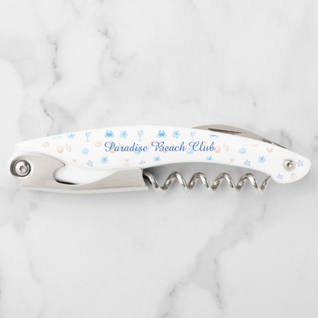 Beach Club Birthday Corkscrew (Front)