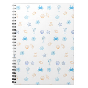 Beach Club Birthday Notebook
