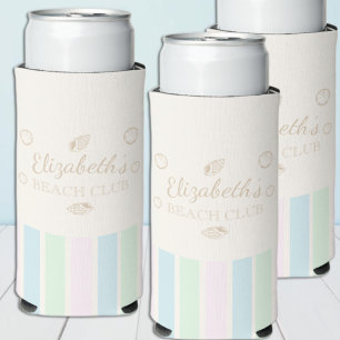 Beach Club Birthday Seltzer Can Cooler