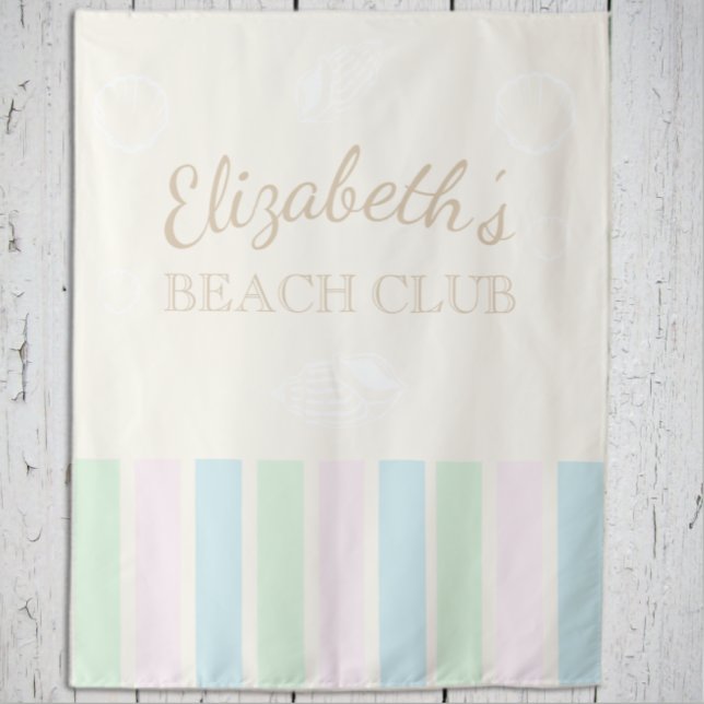 Beach Club Birthday Tapestry (Creator Uploaded)