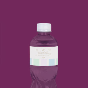 Beach Club Birthday Water Bottle Label
