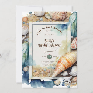 Beach Coastal Ocean BABYSHOWER BIRTHDAY WEDDING Invitation