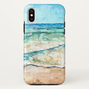 Beach Coastal Shoreline Artwork iPhone X Case