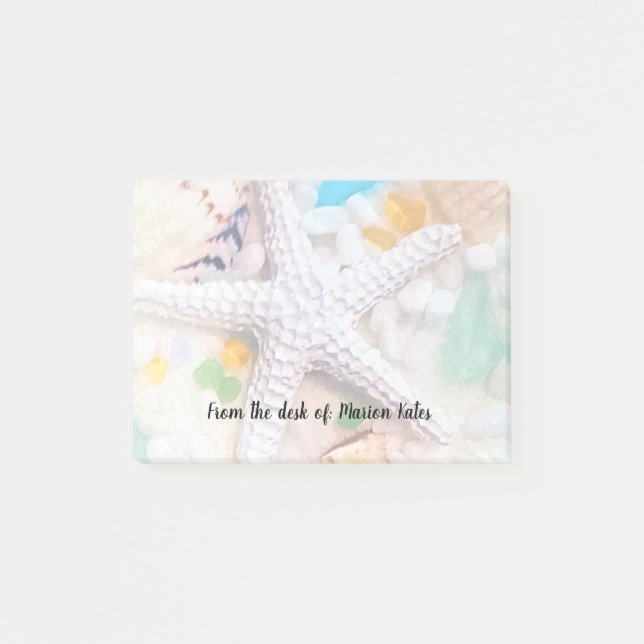 Beach Coastal Theme Post-it Notes (Front)