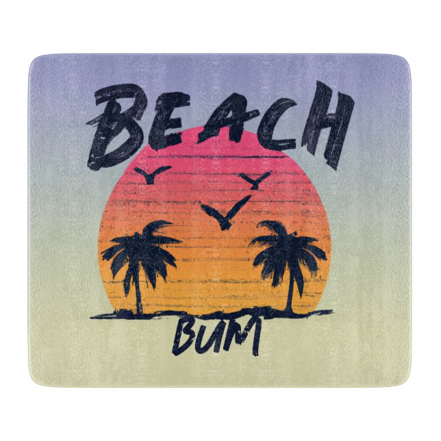 Beach/coastal/tropical/Hawaiian Cutting Board (Front)
