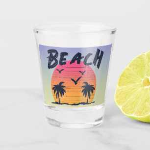 Beach/coastal/tropical/Hawaiian Shot Glass