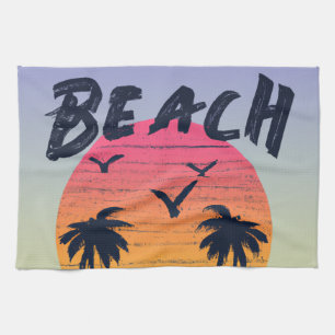 Beach/coastal/tropical/Hawaiian Tea Towel