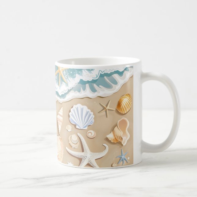 Beach  coffee mug (Right)