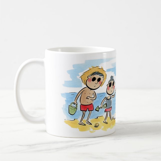 Beach Coffee Mug (Left)