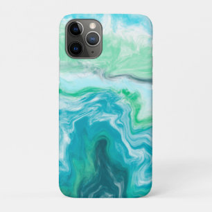Beach Colours Blue and Turquoise Ocean Waves   iPhone 11 Pro Case