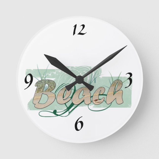 Beach Colours Clock (Front)