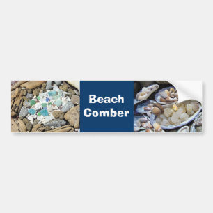 Beach Comber bumper stickers Rocks Agates Fossils