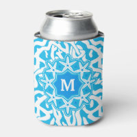 Beach Coral Reef Starfish Monogram | Bright Blue