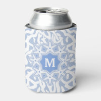 Beach Coral Reef Starfish Monogram | Grey Blue