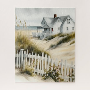 Beach Cottage Jigsaw Puzzle