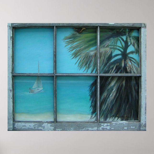 BEACH COTTAGE VIEW 2 POSTER (Front)