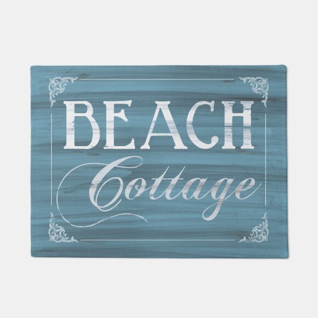Beach Cottage Welcome Mat (Front)