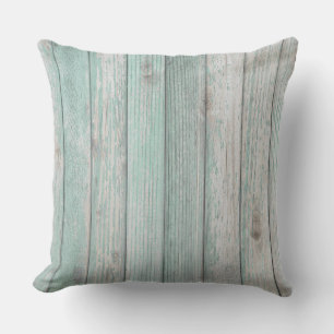 Beach Cottage Wood Allover Print Cushion