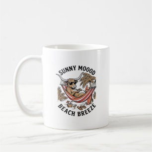 Beach Cow Shirt Vintage Summer Farm Animal Art Coffee Mug