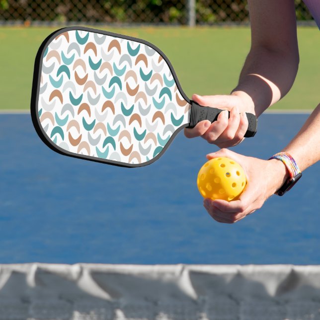 Beach Crescents  Pickleball Paddle (Insitu)