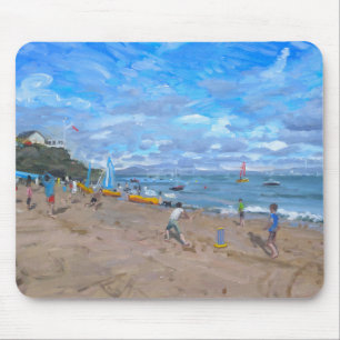 Beach cricket Abersoch 2013 Mouse Pad