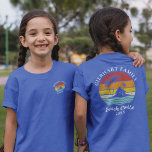 Beach Cruise Family Reunion Matching Personalised  T-Shirt<br><div class="desc">Make your family reunion one to remember with our Retro Beach Cruise matching t-shirts. Perfect for a summer beach retreat, these colourful shirts are just the thing to bring your family together. Whether you want to show off your family pride or get a festive look for your vacation, our t-shirts...</div>