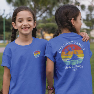 Beach Cruise Family Reunion Matching Personalised  T-Shirt