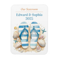 Beach Cruise Ship Stateroom Magnet