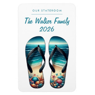 Beach Cruise Ship Stateroom Magnet