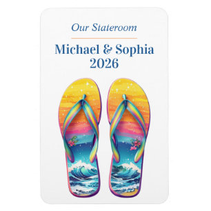 Beach Cruise Ship Stateroom Magnet