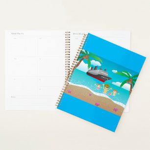 Beach Cruise Spiral Planner