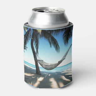Beach Custom Can Cooler