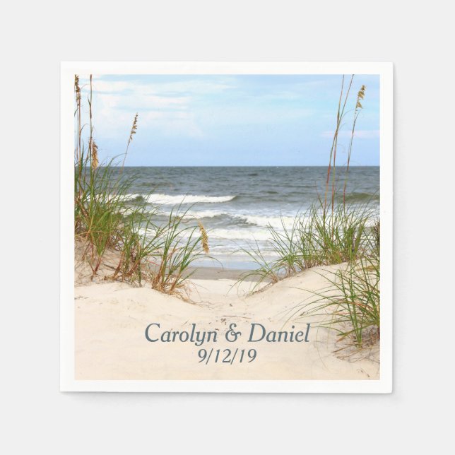 Beach Custom Napkins (Front)