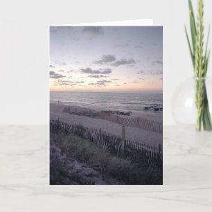 'Beach Dawn' Blank Greeting Card