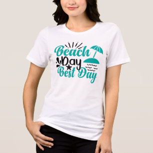 Beach Day Best Day-68634 Tri-Blend Shirt
