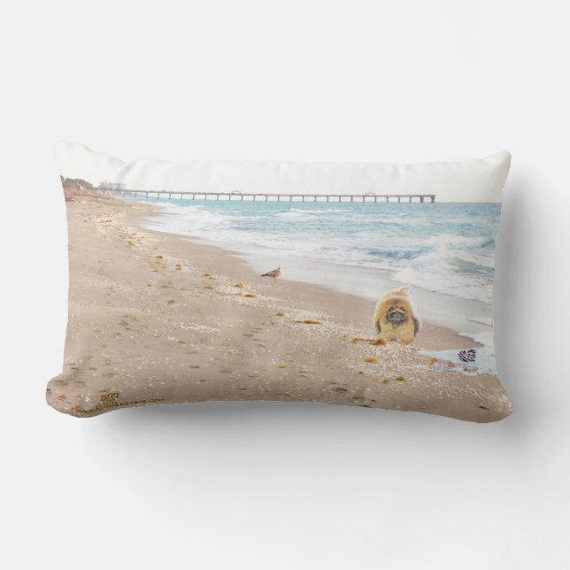 Beach Day Lumbar Cushion (Front)
