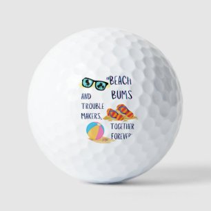 beach day quote golf balls