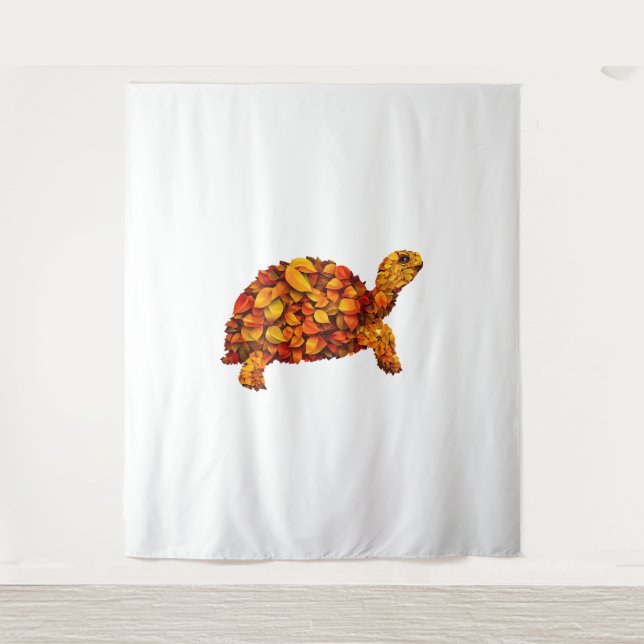 Beach Day, Summer, Turtle, Tapestry (Front)