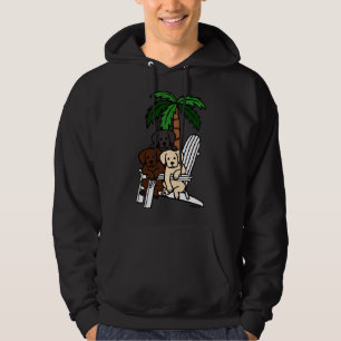 Beach Deck Chair Labradors Hoodie
