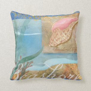 Beach Decor, Sand and Seashore Cushion
