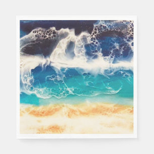 Beach Decoupage Napkin