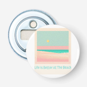 Beach design bottle opener