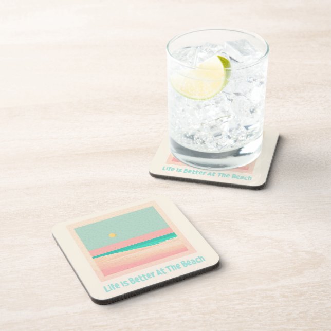 Beach design  coaster (Right Side)