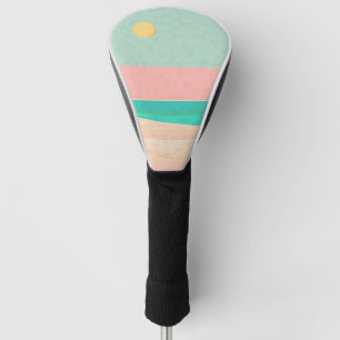 Beach design  golf head cover