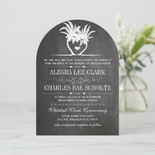 Beach Destination Chalkboard Typography Invite