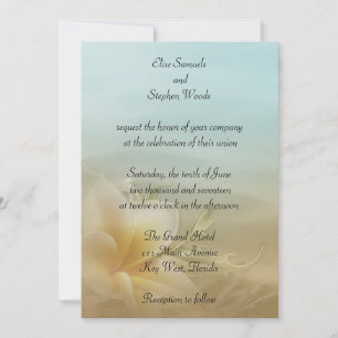 Beach Destination Wedding Invitation